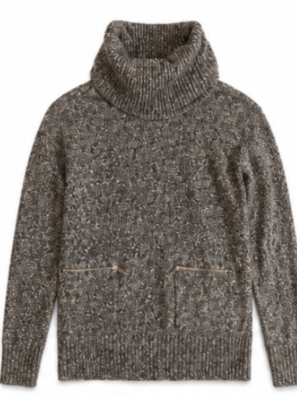 Michael Kors Heather Gray Cowl Neck Sweater